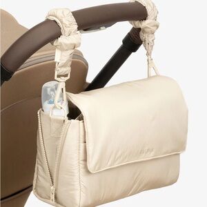 Calpak Convertible Stroller Caddy Crossbody in Oatmeal